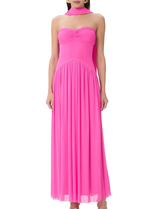 AFRM Dresses & Skirts - AFRM Rori Strapless Maxi Gown in Pink